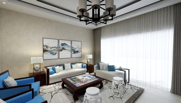 72.64㎡/两室两厅一卫/中式