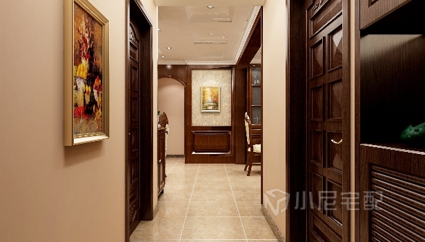 123㎡/三室两厅一卫/美式