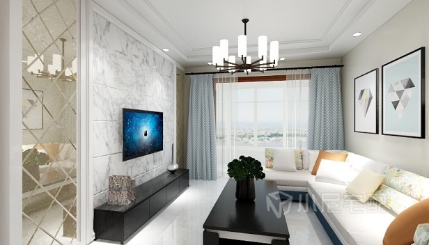 96㎡/两室两厅一卫/混搭