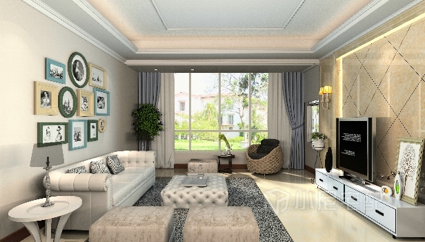 130㎡/三室一厅一卫/简约