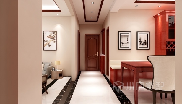 130㎡/三室两厅一卫/混搭