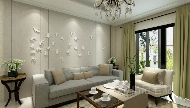 90㎡/两室一厅一卫/简约