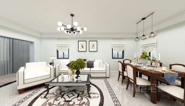 130㎡/三室一厅两卫/现代