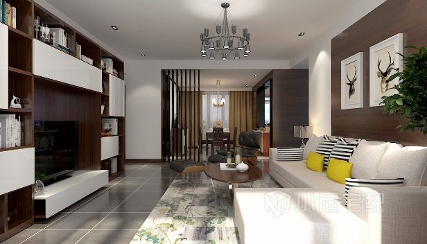 135㎡/三室两厅两卫/简约