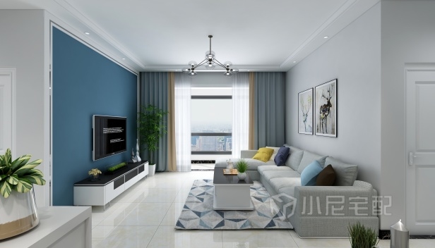 100㎡/三室两厅一卫/现代