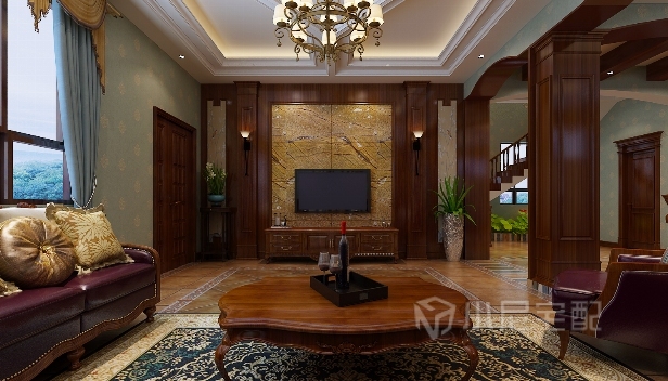 350㎡/别墅/美式