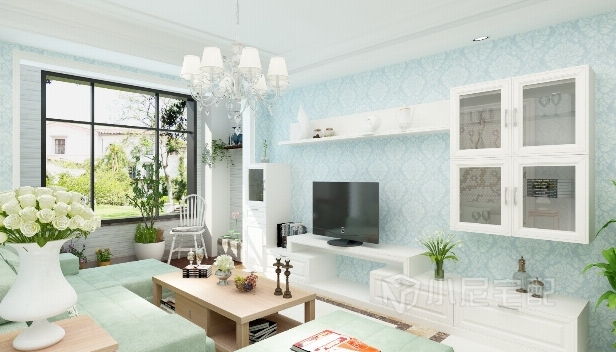 90㎡/两室一厅一卫/欧式