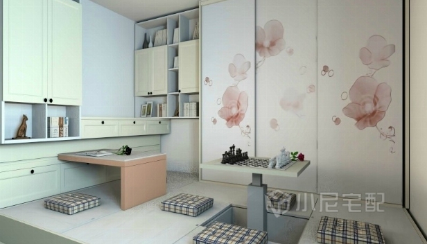 106㎡/三室一厅一卫/混搭