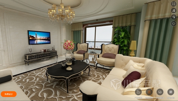 157㎡/三室两厅两卫/欧式