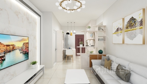 86㎡/两室一厅一卫/简约