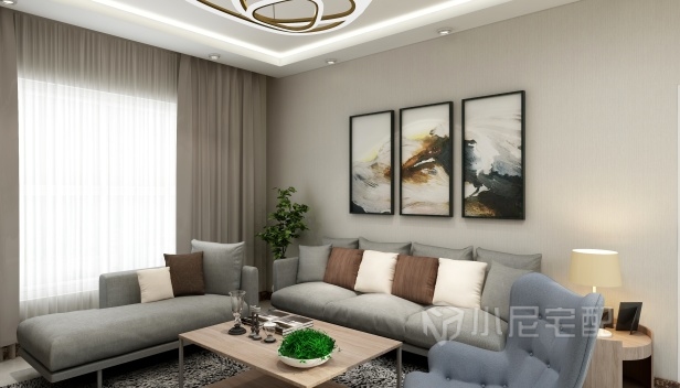 91.02㎡/两室两厅两卫/现代