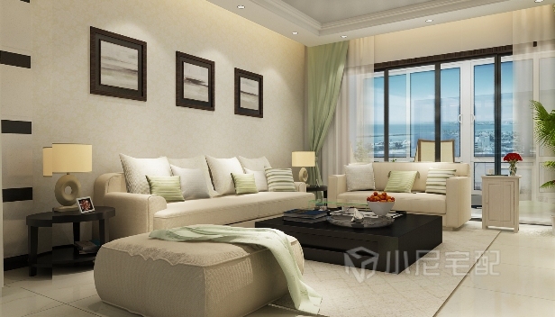 90㎡/两室一厅一卫/简约