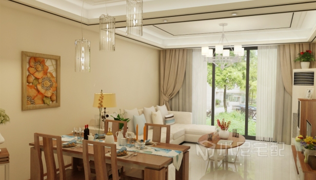 93㎡/两室一厅一卫/简约