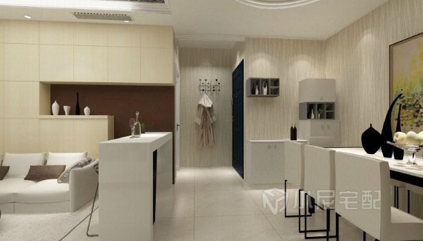 70㎡/两室两厅一卫/混搭