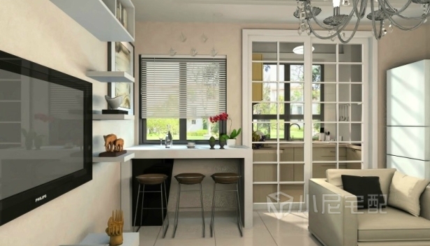 80㎡/两室一厅一卫/现代