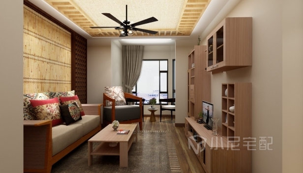 82㎡/两室两厅一卫/东南亚