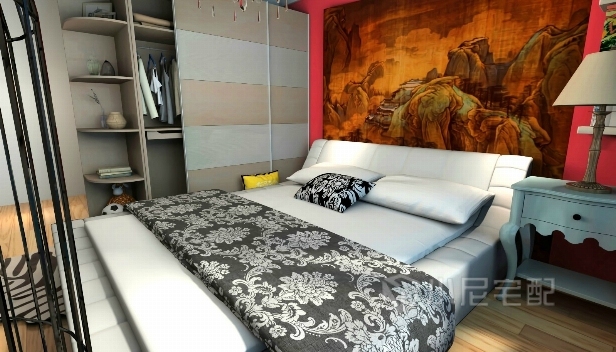 90.78㎡/三室一厅两卫/混搭