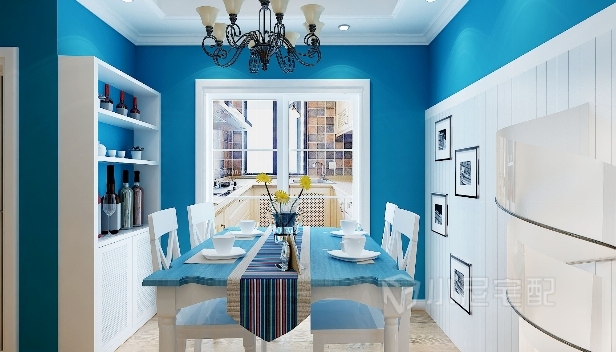 86.7㎡/三室两厅两卫/地中海