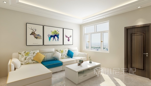 95㎡/两室一厅一卫/现代