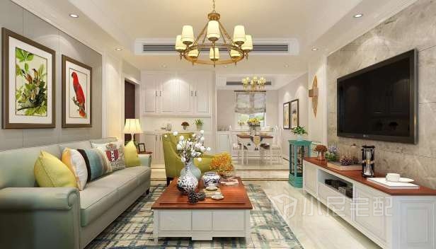 120㎡/两室两厅一卫/混搭