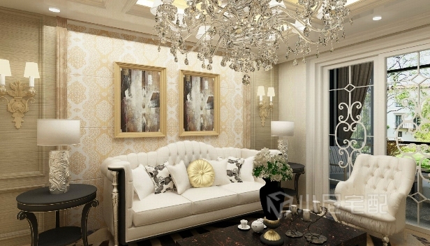 106㎡/两室两厅一卫/欧式