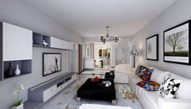 97.68㎡/三室两厅两卫/混搭