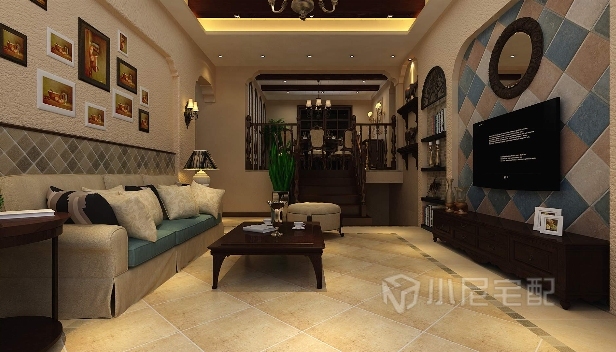 120㎡/复式/地中海