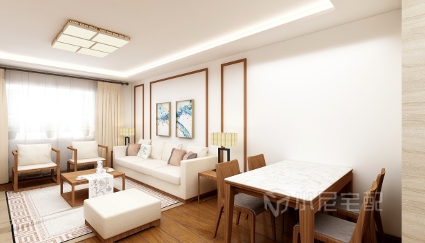 90㎡/两室两厅一卫/中式