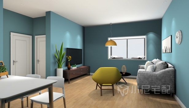 62.66㎡/两室一厅一卫/简约