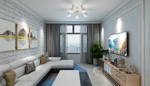 92㎡/两室一厅一卫/现代