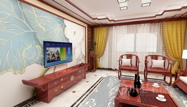 140㎡/三室两厅一卫/中式