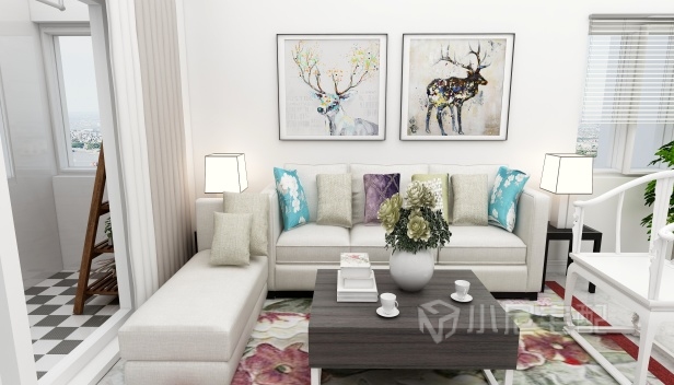 115㎡/三室两厅一卫/现代