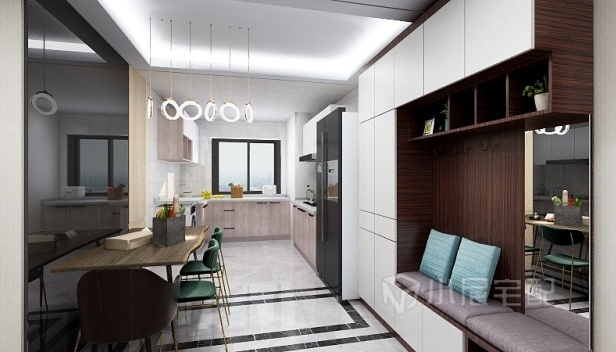 99㎡/两室两厅一卫/现代