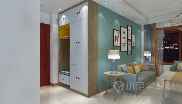 120㎡/三室一厅一卫/混搭