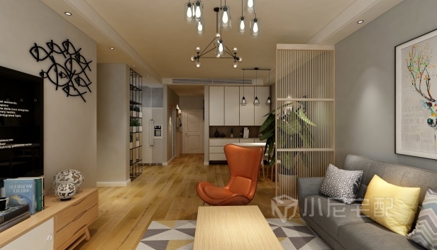 100㎡/三室两厅一卫/现代