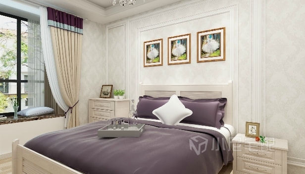 90㎡/三室一厅一卫/欧式