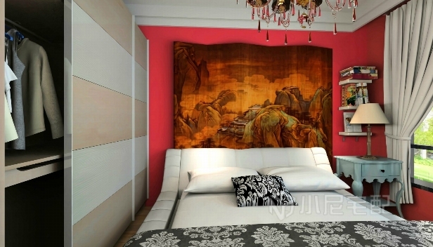 90.78㎡/三室一厅两卫/混搭