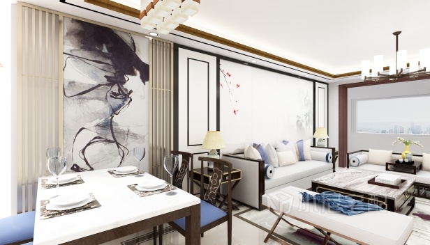 160㎡/三室两厅三卫/中式