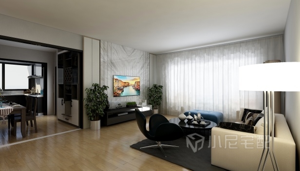 143㎡/三室两厅两卫/简约