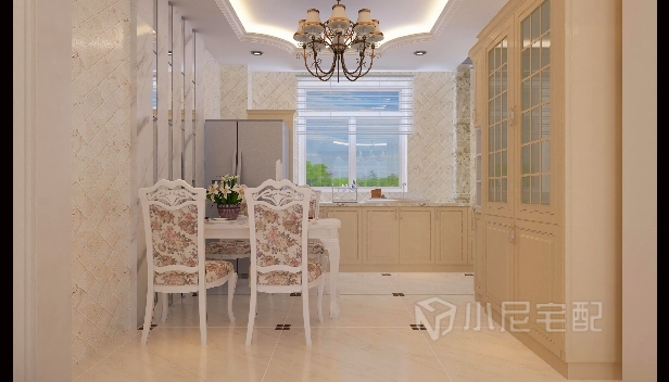 91.36㎡/三室两厅两卫/欧式