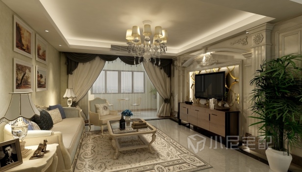 105㎡/三室两厅两卫/欧式