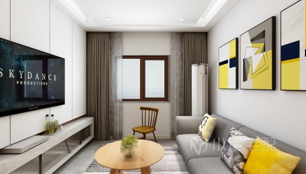 90㎡/两室两厅一卫/现代