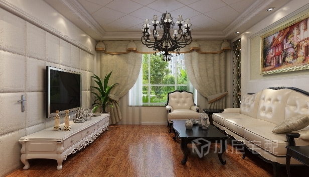 87.36㎡/三室两厅两卫/欧式