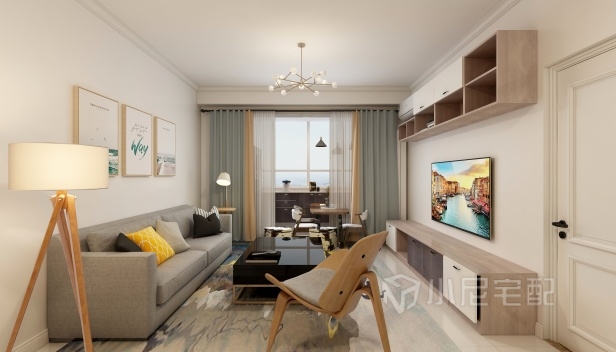 95㎡/两室两厅一卫/现代