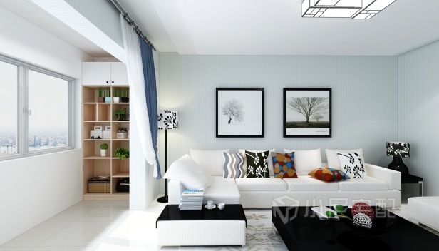 120㎡/一室一厅两卫/现代