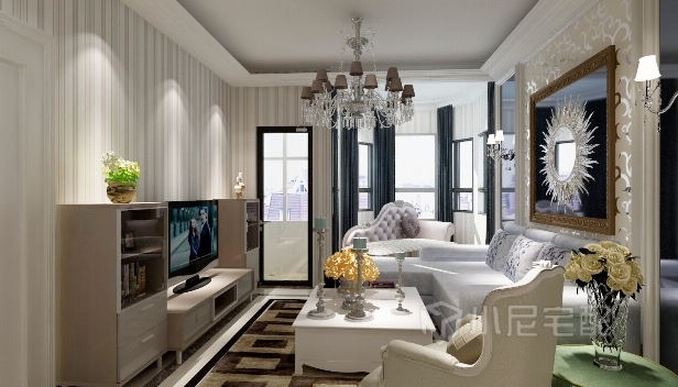 82㎡/两室两厅一卫/欧式