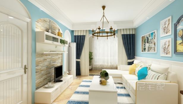 118㎡/三室两厅一卫/地中海