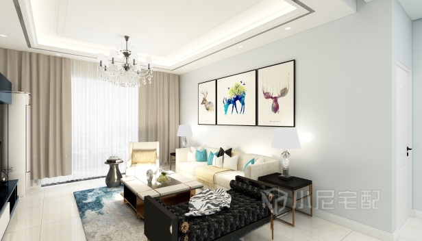 105㎡/三室两厅一卫/现代