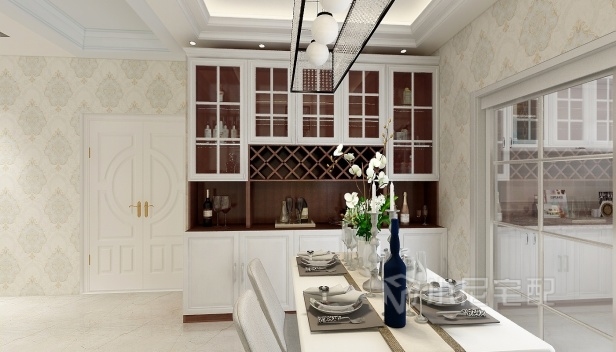 123㎡/三室两厅一卫/欧式