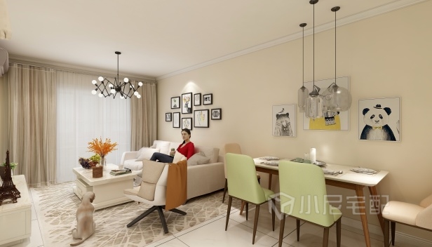 64㎡/两室一厅一卫/现代